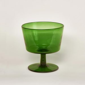 Green cut chinage vase