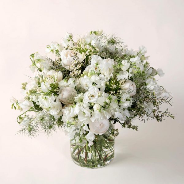 Bouquet de fleurs blanches - l'Exquis