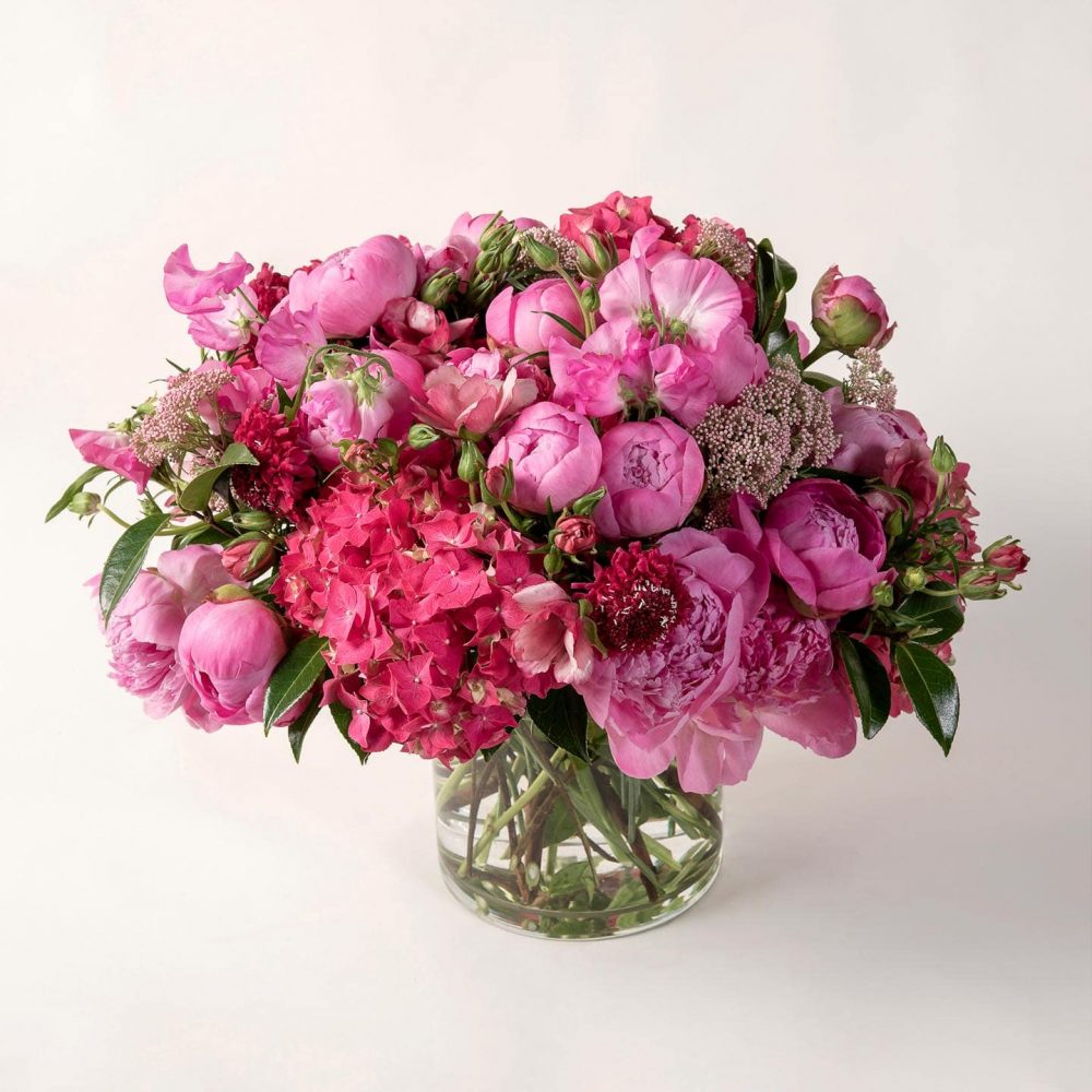Bouquet de fleurs rose