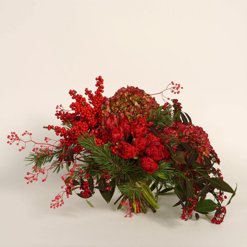 BOUQUET CHRISTMAS RED ERIC CHAUVIN